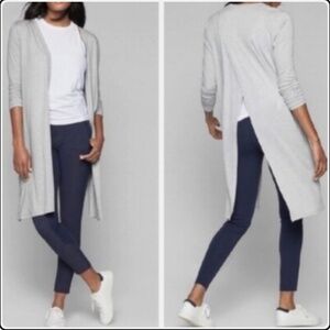 New Athleta cardigan light grey nwot size small